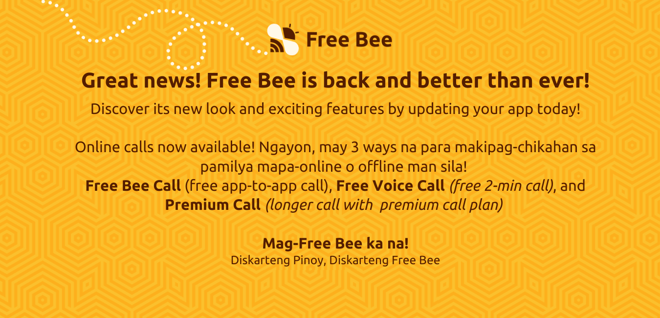 Great News about Free Bee!  It's back and better than ever!